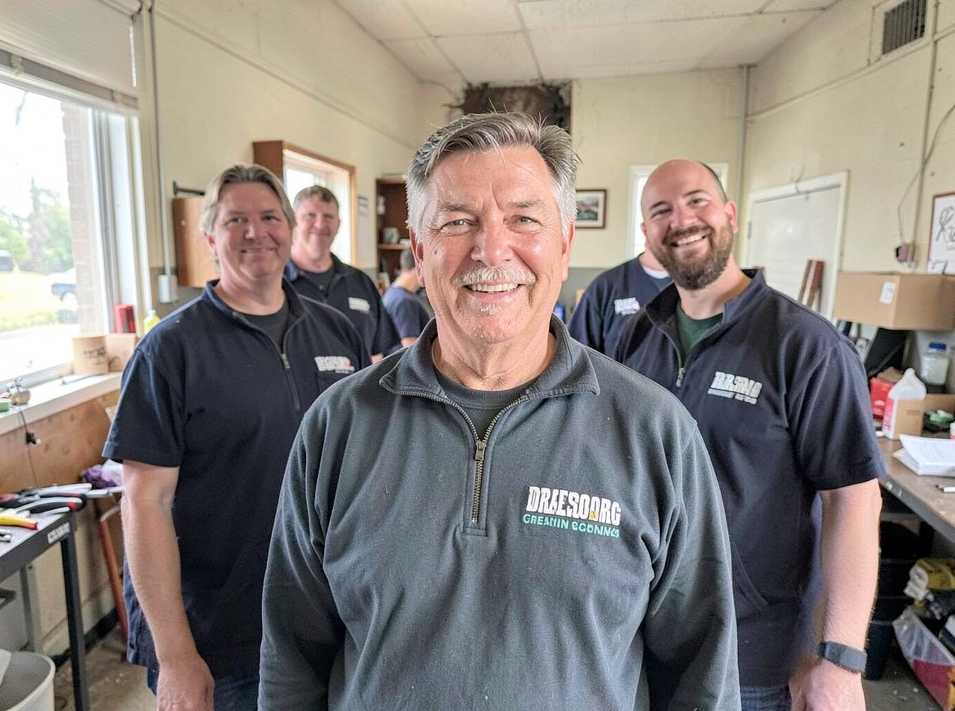 The Drainly Pro team at work in Greensboro